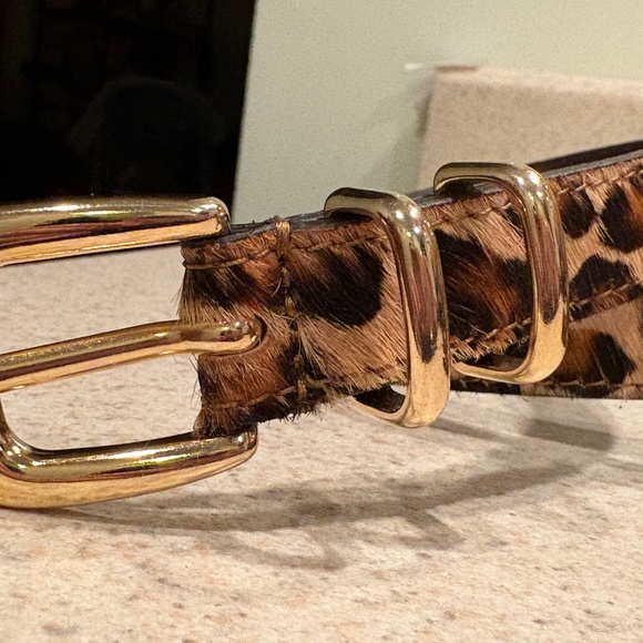 Sezane Livie Belt Leopard - Size 75 centimeters - Picture 6 of 8